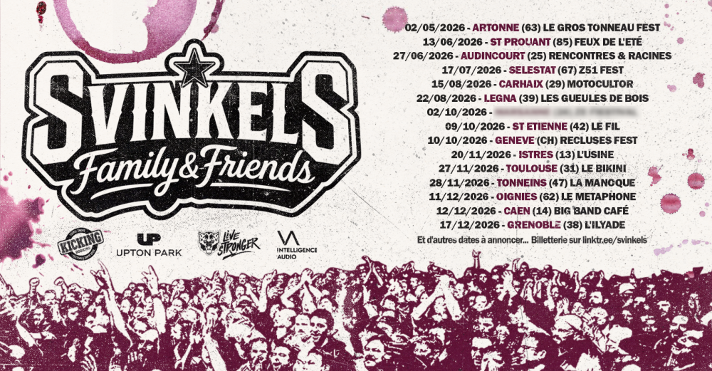 Tournée Svinkels - Tour 25/26